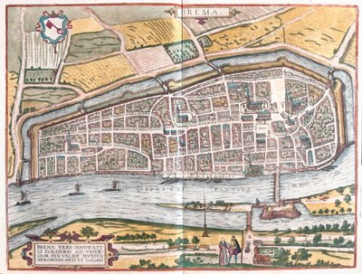 Bremen, Deutschland (Gravur) von Franz Hogenberg