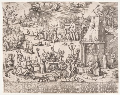 Hexensabbat von Franz Hogenberg