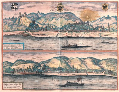 Oberwesel und Boppard, Deutschland von Franz Hogenberg