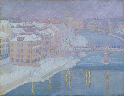 An der Donaulände von Franz Jaschke