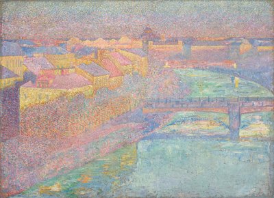 Donaulände im Sommer von Franz Jaschke
