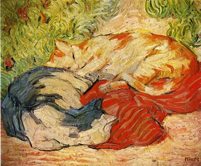 Katzen von Franz Marc