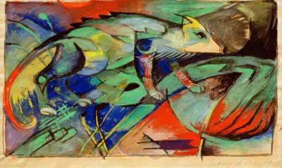 Chamäleon von Franz Marc