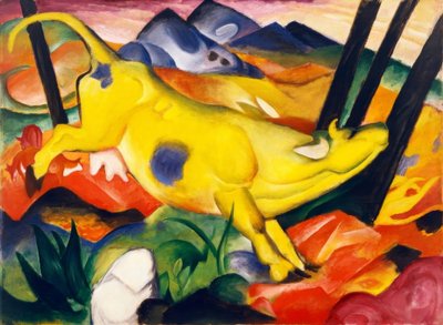 Die gelbe Kuh von Franz Marc
