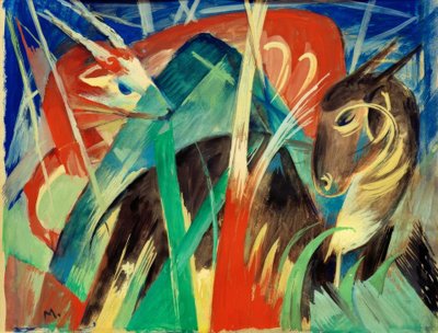 Fabeltiere I von Franz Marc
