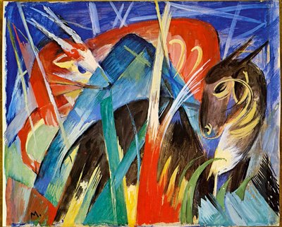 Feen-Tiere von Franz Marc