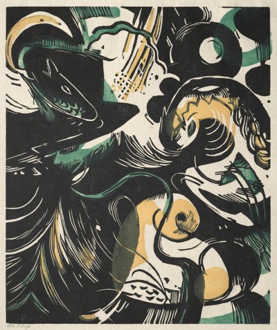 Genesis II von Franz Marc