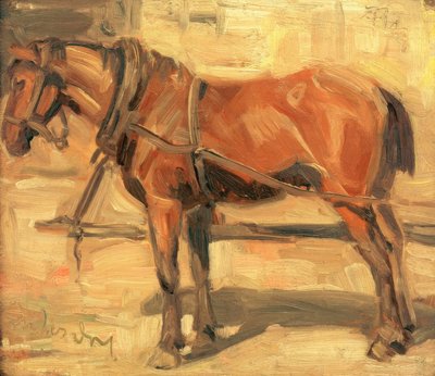 Kleine Pferdestudie von Franz Marc