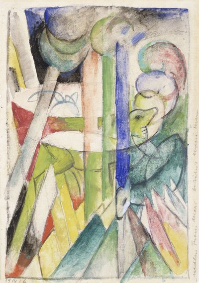 Bergziege von Franz Marc