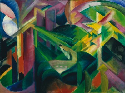 Reh im Klostergarten von Franz Marc