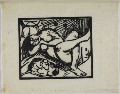 Schlafende Hirtin von Franz Marc