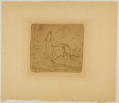 Sterbendes Reh von Franz Marc
