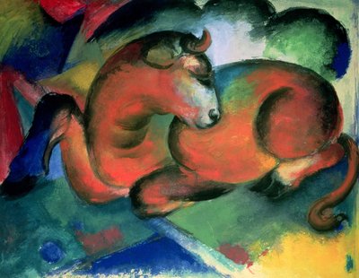 Der Rote Stier von Franz Marc