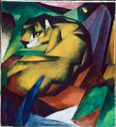 Der Tiger, 1912 von Franz Marc