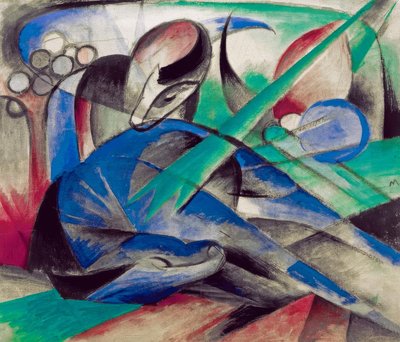 Träumendes Pferd von Franz Marc
