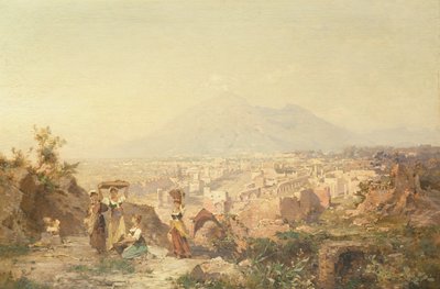 Ein Blick auf Pompeji von Franz Richard Unterberger