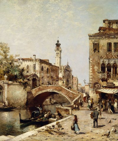 Santa-Catarina-Kanal, Venedig von Franz Richard Unterberger