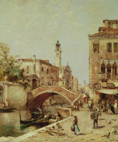 Santa Catarina Kanal, Venedig von Franz Richard Unterberger