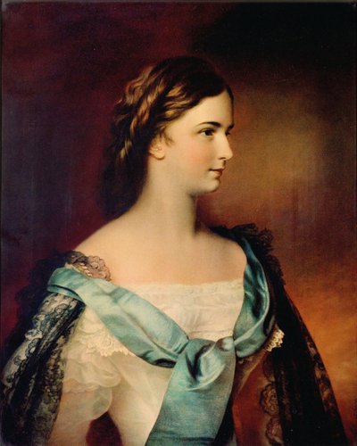 Porträt von Kaiserin Elisabeth von Österreich von Franz Schrotzberg