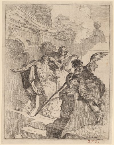 Tobias heilt seinen Vater von Franz Sigrist the Elder