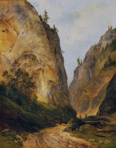 Felsental (Im Höllental) von Franz Steinfeld