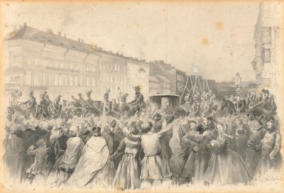 Prozession von Alexander II., 1862 von Franz Teichel
