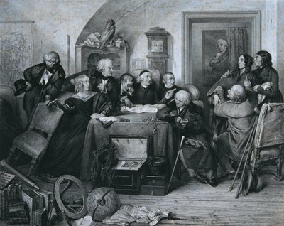 Die Testamentseröffnung von Franz Xaver Stöber