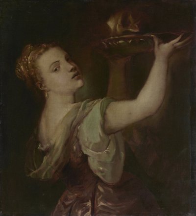 Kopie nach Tizian: Lavinia als Salome von Franz von Lenbach