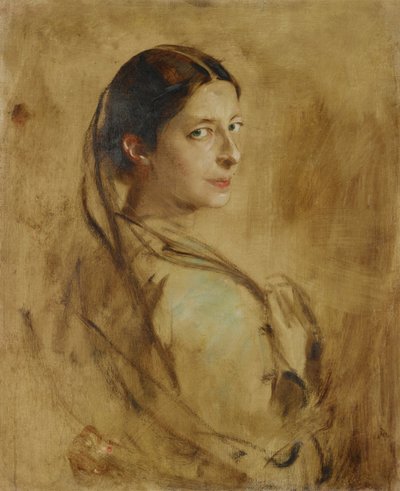 Leopoldine (?) Freifrau von Plessen-Cronstern von Franz von Lenbach