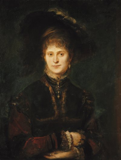 Magdalena Plach (?) von Franz von Lenbach