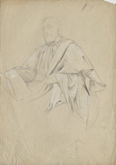 Alter Mann mit reichem Gewand von Franz von Matsch