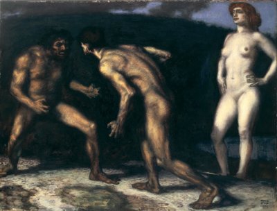 Kampf um eine Frau von Franz von Stuck
