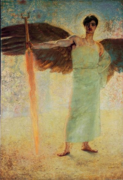 Der Wächter des Paradieses von Franz von Stuck