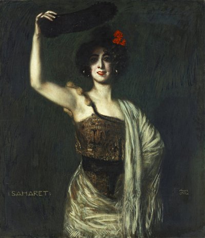 Die Tänzerin Saharet von Franz von Stuck