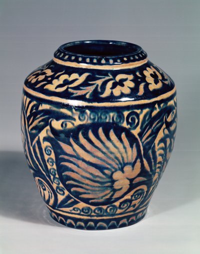 Vase aus der Bushey Heath Töpferei von Fred Passenger