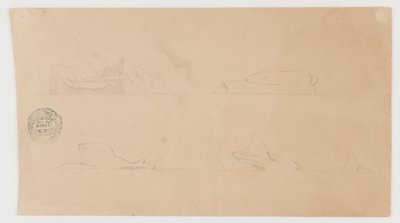 Schwimmende Eisberge von Frederic Edwin Church