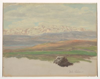 Berg Libanon von Frederic Edwin Church