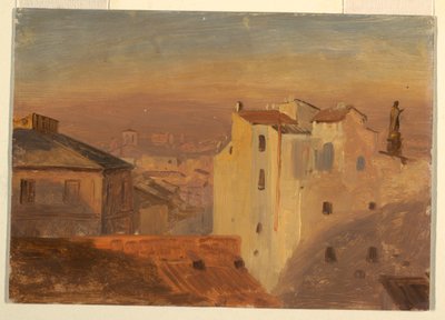 Dächer, Rom, Italien von Frederic Edwin Church
