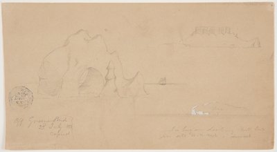 Skizzen von Eisbergen, vor Greenspond, Neufundland von Frederic Edwin Church