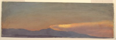 Sonnenuntergangsstudie von Frederic Edwin Church