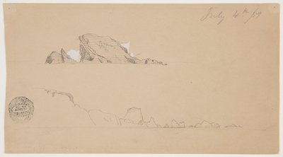 Zwei Eisberge von Frederic Edwin Church