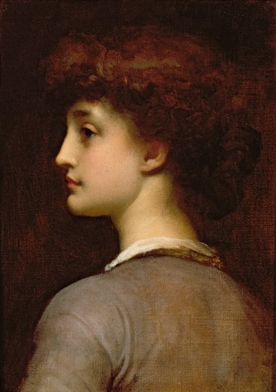 Porträt eines jungen Mädchens von Frederic Leighton