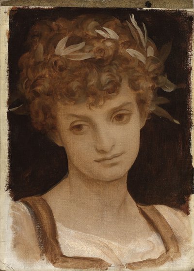 Studie eines Mädchens von Frederic Leighton
