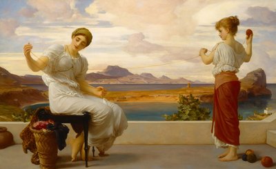 Das Aufwickeln des Garns, ca. 1878 von Frederic Leighton
