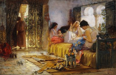 Innenszene von Frederick Arthur Bridgman