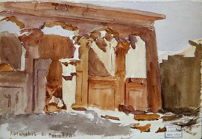 Der Tempel von Kalabsha von Frederick Arthur Bridgman