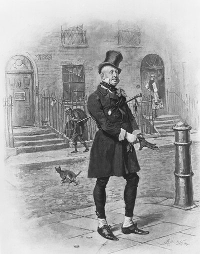 Mr. Micawber, 1880 von Frederick Barnard