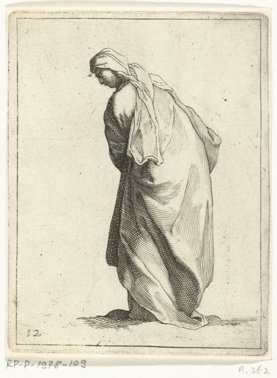 Laufende Frau von Frederick Bloemaert