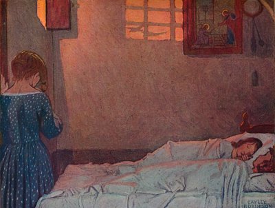 Ein Sommerabend, ca. 1910 von Frederick Cayley Robinson