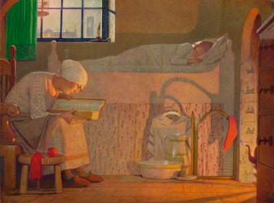 Das Wort, ca. 1922 von Frederick Cayley Robinson